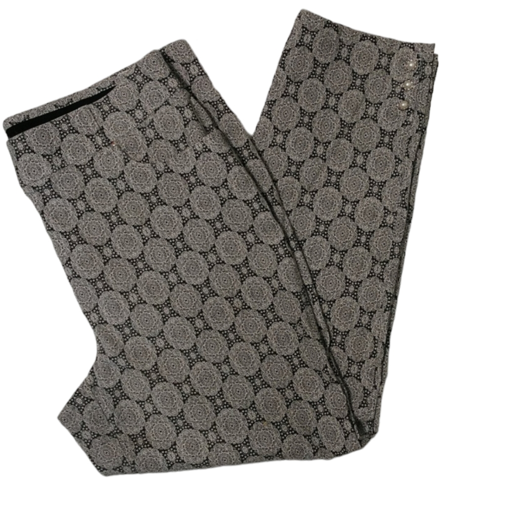Black & White Verve Blues Ankle Pants 16